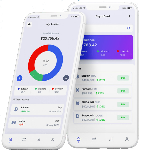 CryptDeal – All-in-One Crypto Trading App