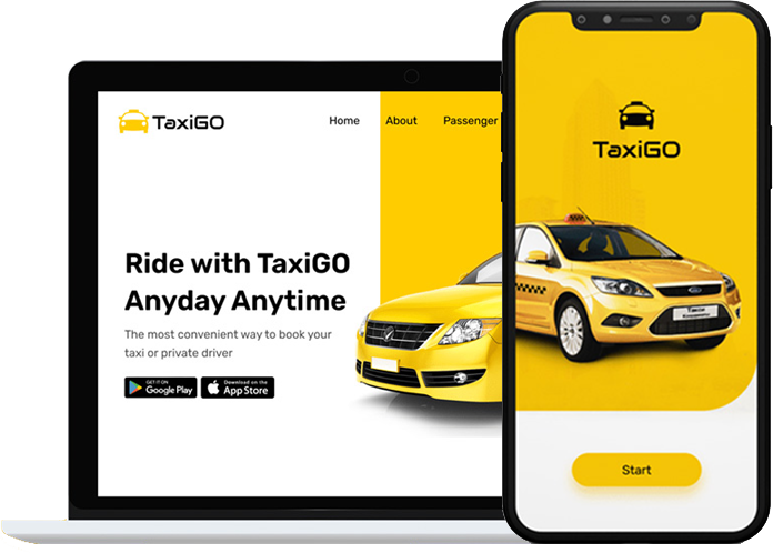 TaxiGo – Taxi Booking App Development for Ride Booking and Cab Services