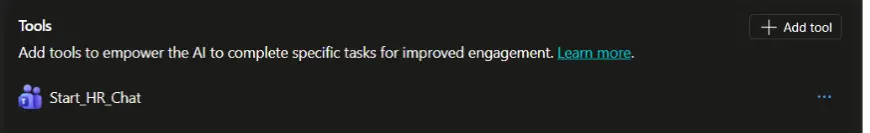 HR Chat Tool